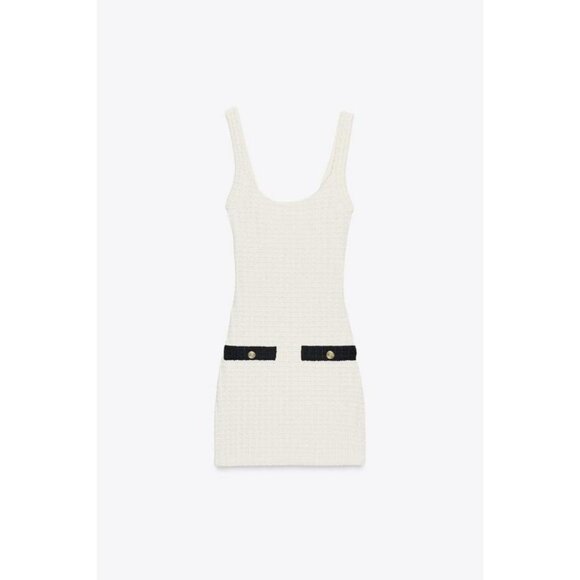 Zara Dresses & Skirts - Zara White and Black Mini Dress